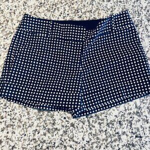 The Limited Blue & White Polkadot Shorts